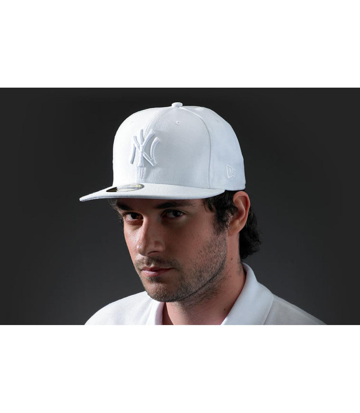 MLB basic NY 59Fifty white New Era